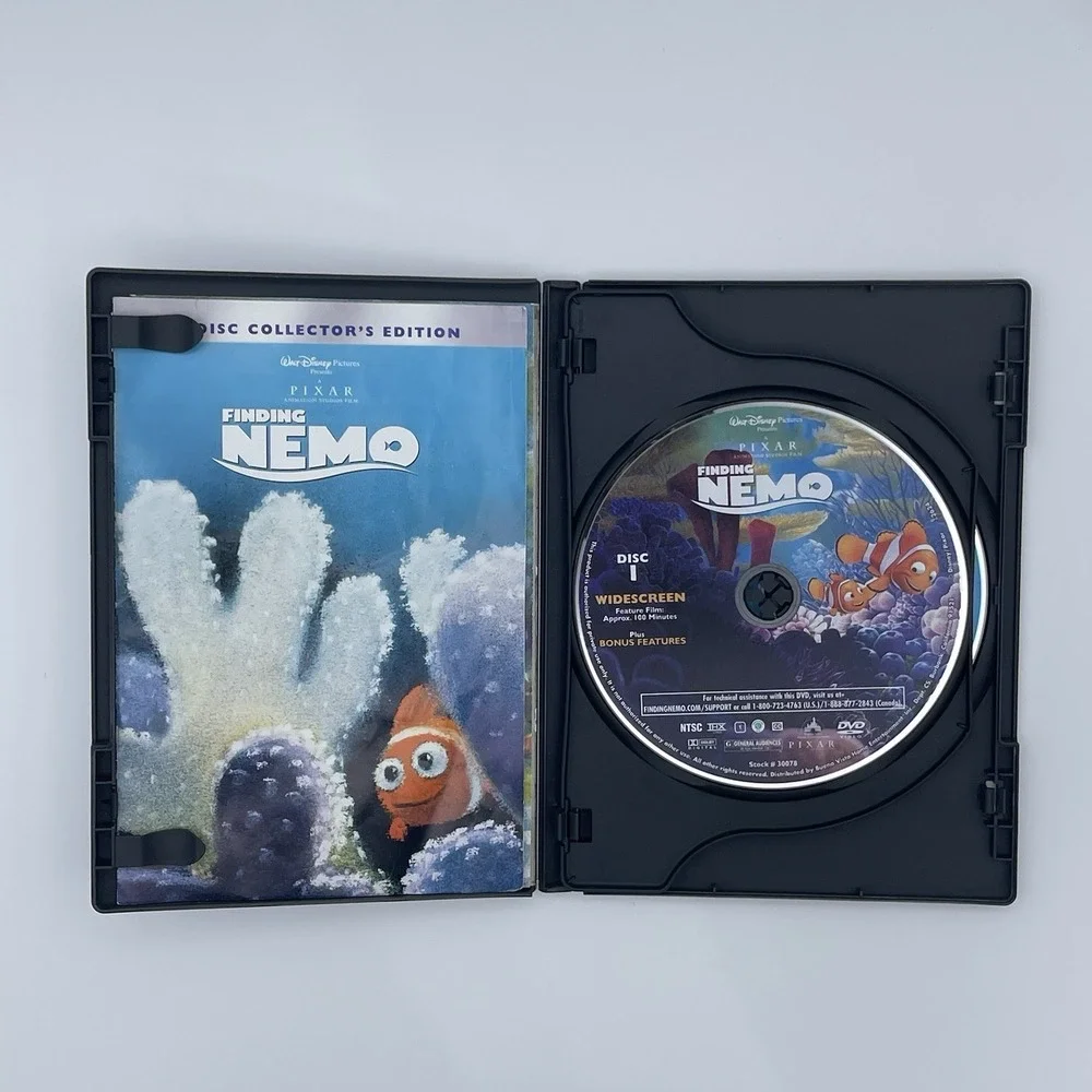 Finding Nemo Bundle DVD 2-Disc Set + Look & Find Book + Mini Figure Disney Pixar